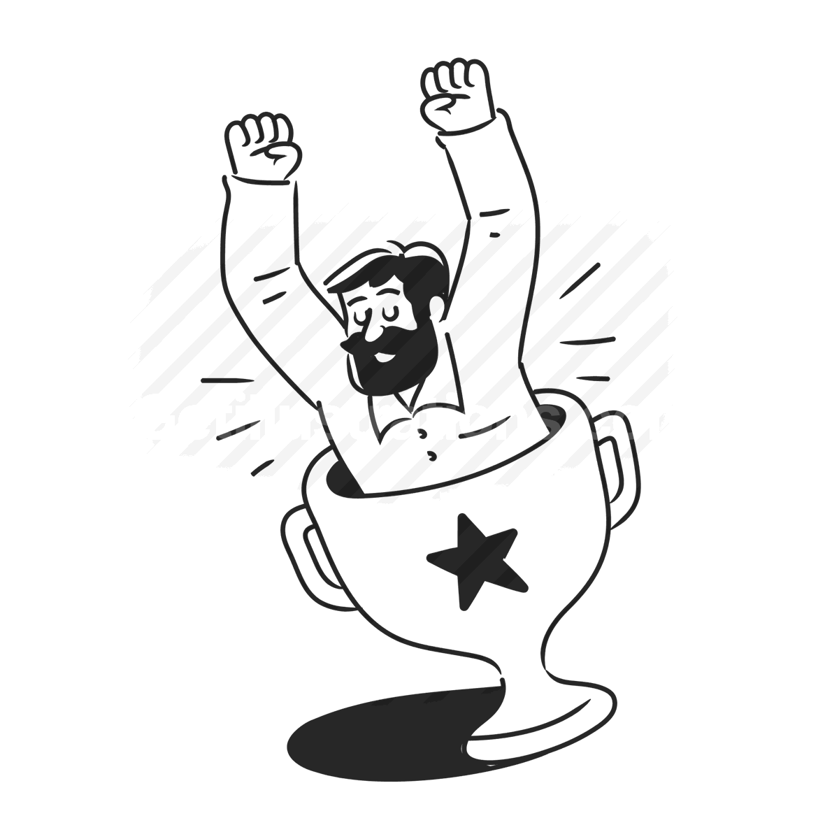 Achievement and Success illustration preview image